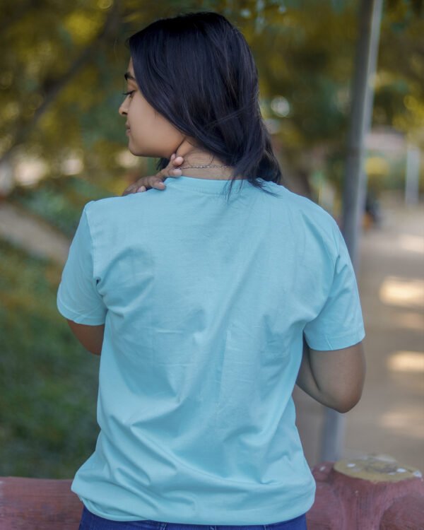 Sky Blue Color Premium T-Shirt