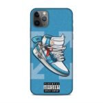 Air Sneakers Blue Mobile Cover