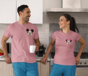 Mickey Couple T-shirt Orchid
