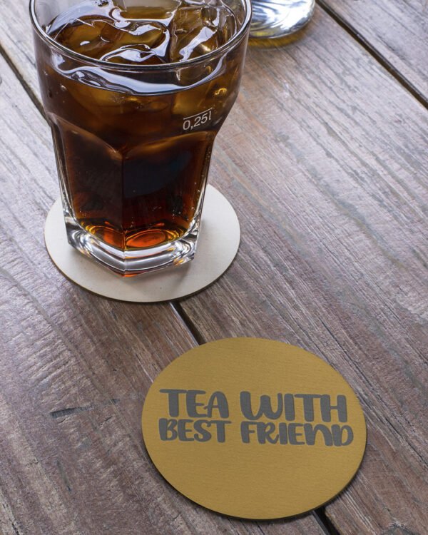 Tea With Best Friend Coaster