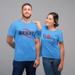 Beast And Beauty Couple T-shirt