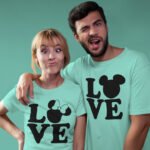 Mickey Love Couple T-shirt