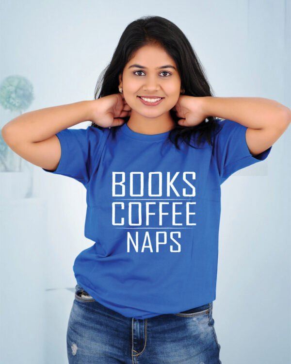Book Coffee Naps T-shirt