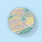 Marble Multi Color Coaster