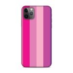 Pink Stripes Mobile Cover
